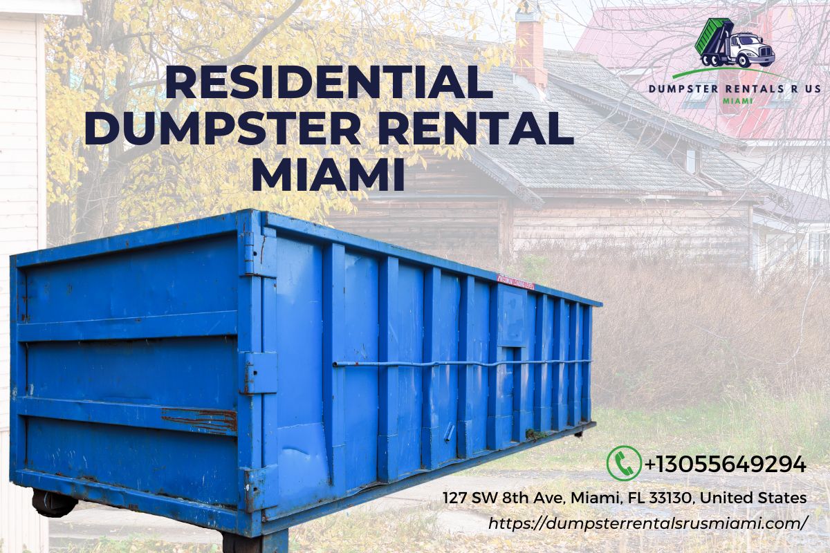 Roll off dumpster rental Miami